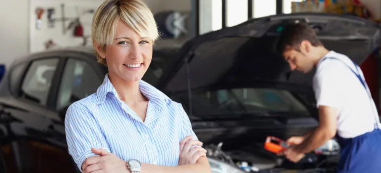 auto repair happy customer